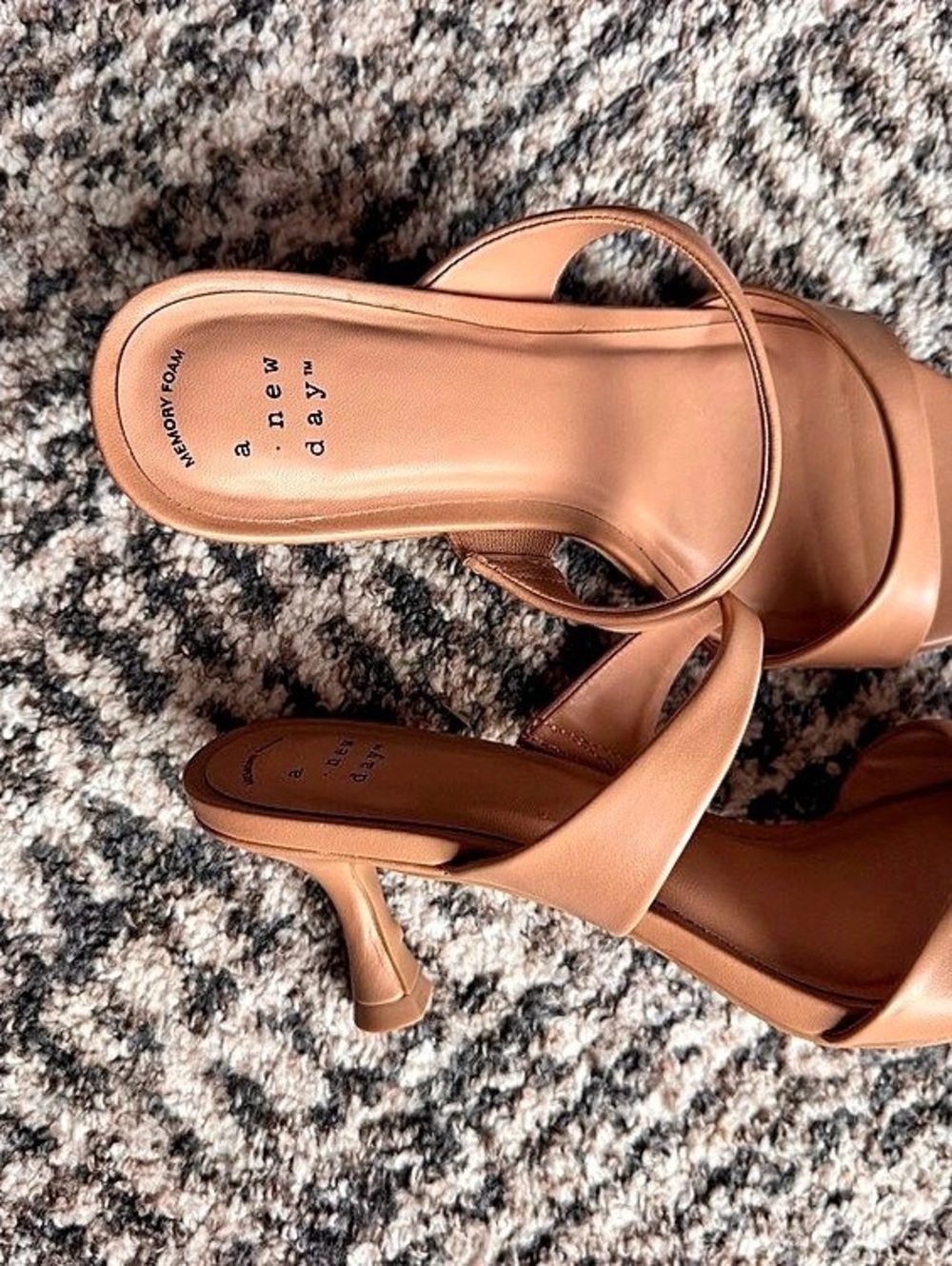 a new day Strappy Heels in Brown Like New